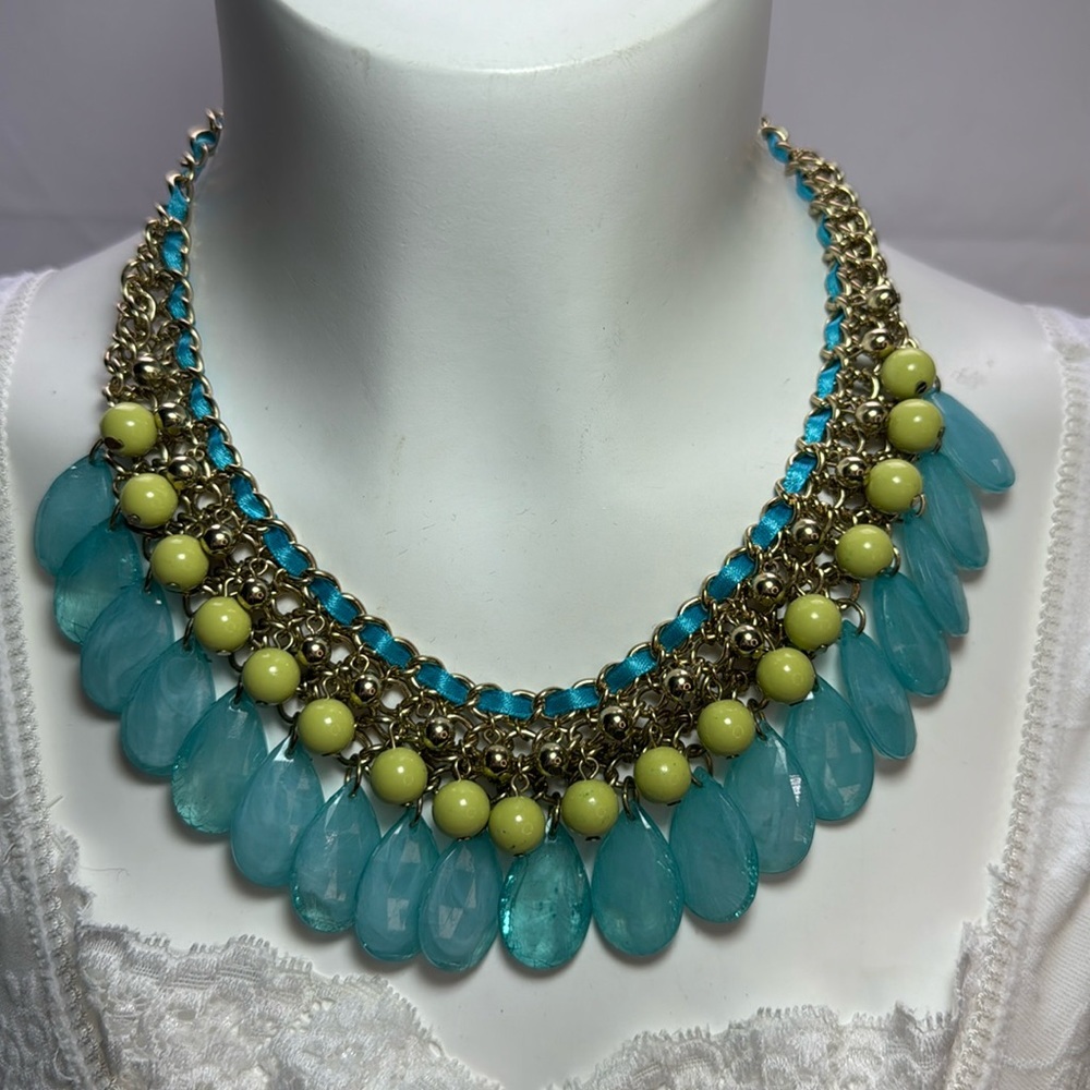 Stunning Layered Choker Bib Statement Necklace